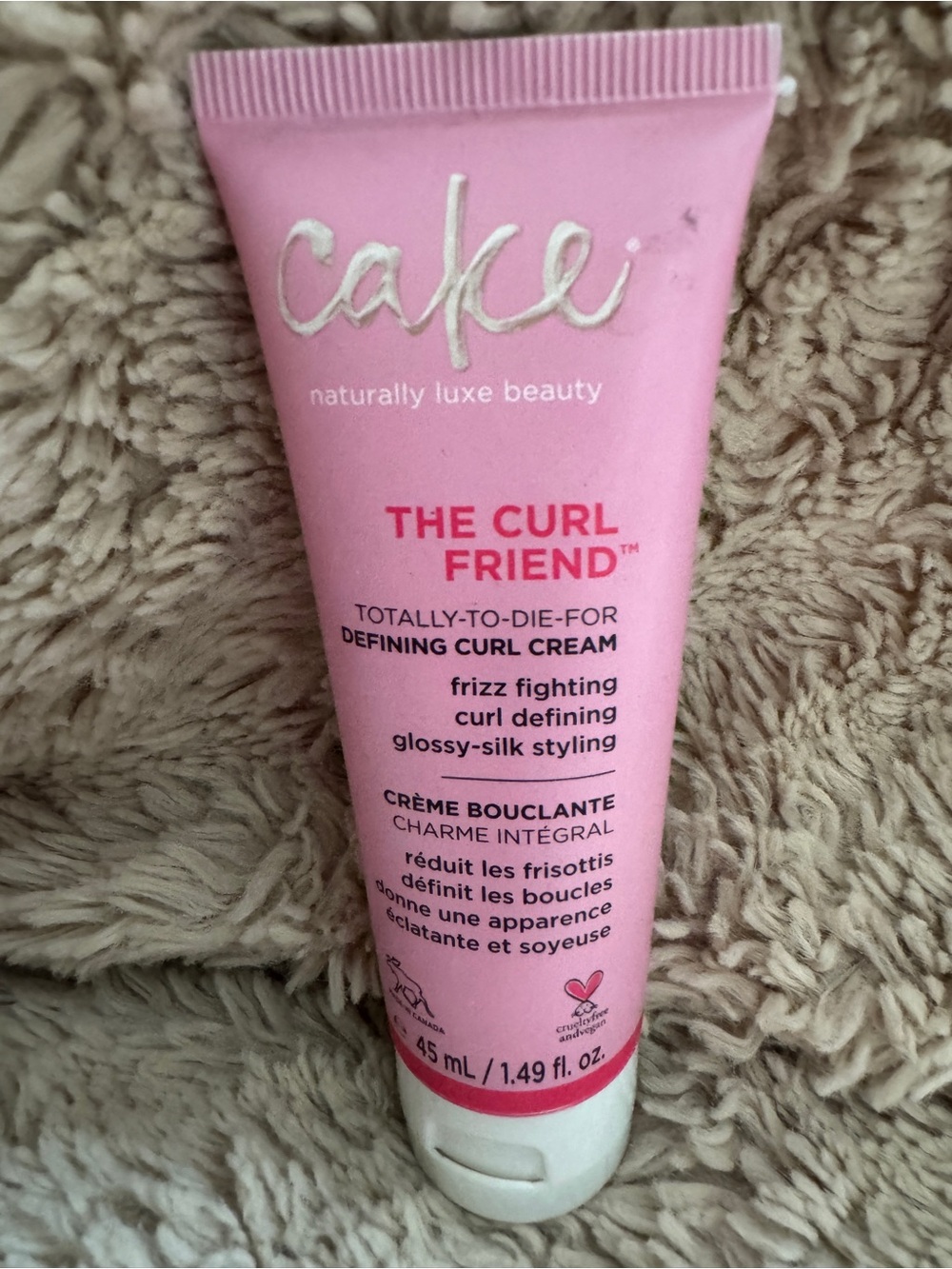Cake Pink Defining Curl Cream - The Curl Friend